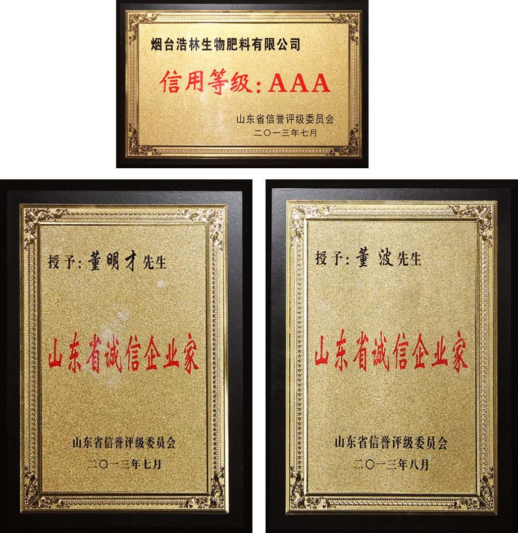 資質(zhì)榮譽(yù)